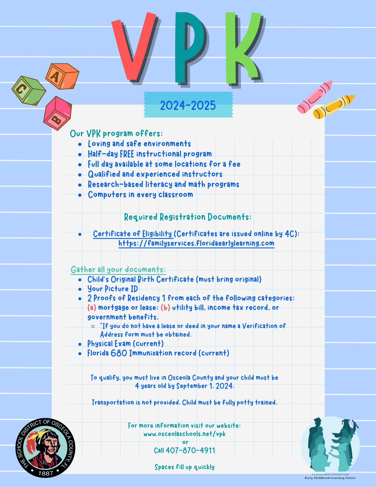 Early Childhood Learning Center (PreK) / Early Childhood Learning